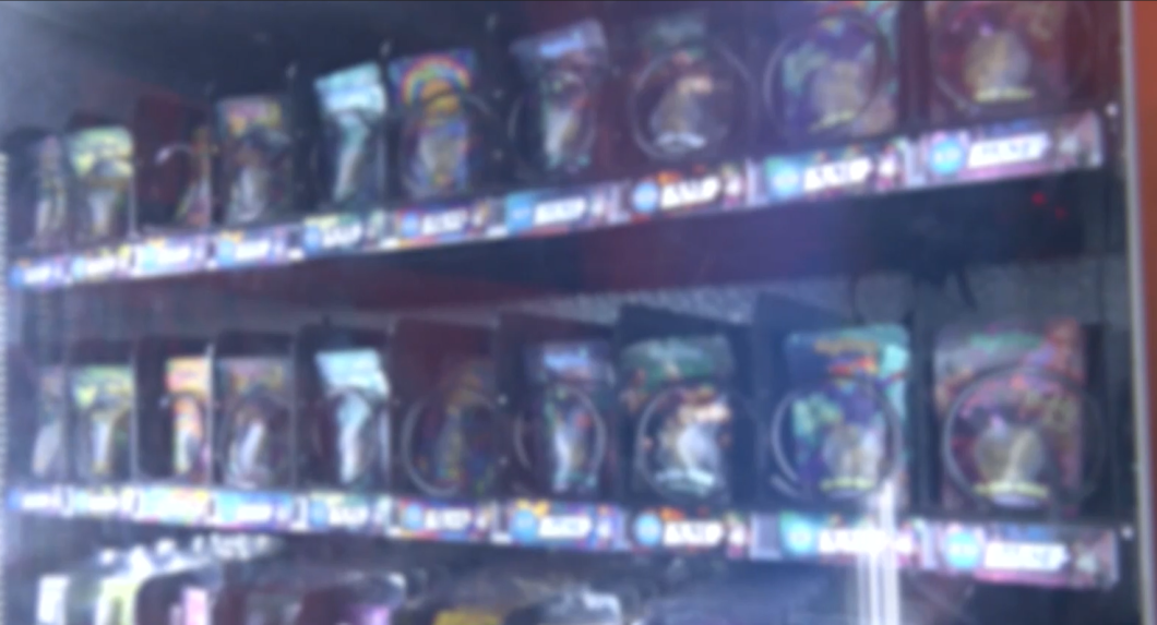 Na snímke kontroverzný automat.