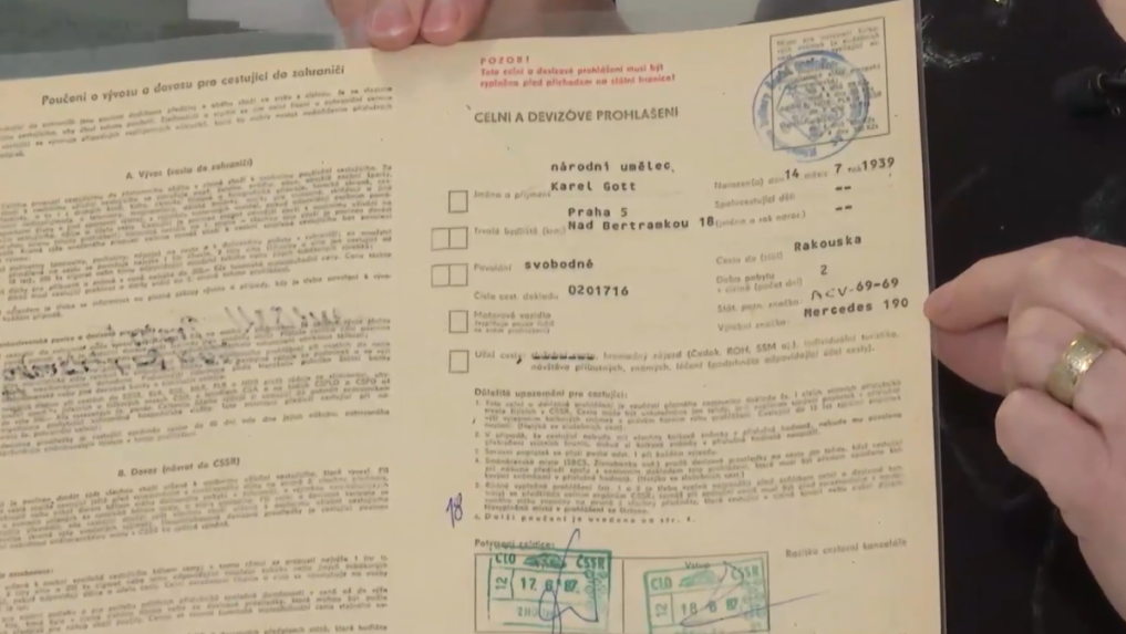 Na snímke prehlásenie K. Gotta.