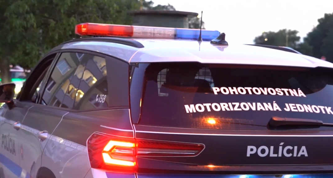 Policajné auto.