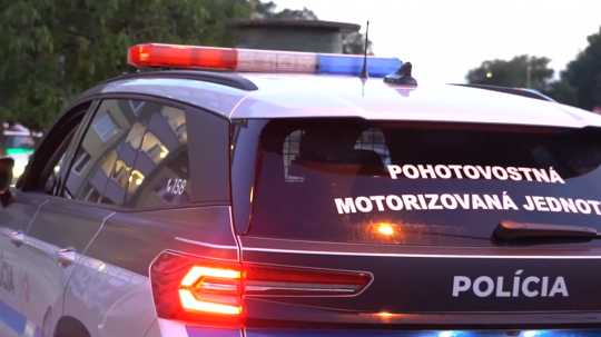 Policajné auto.