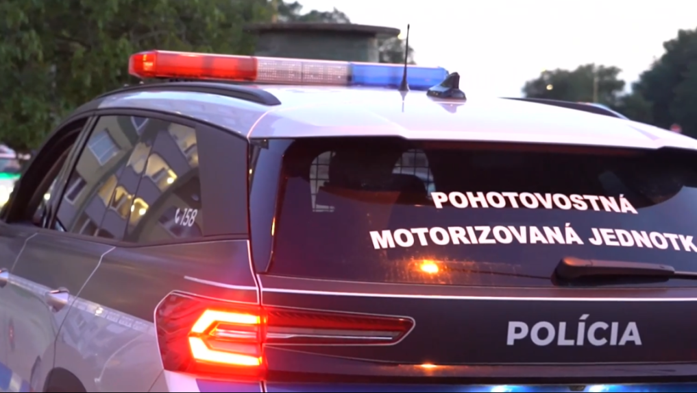 Policajné auto.