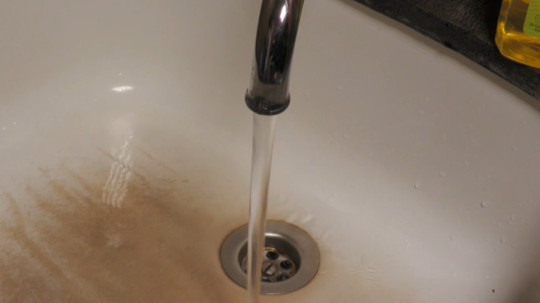 Na snímke vodovodný kohútik.