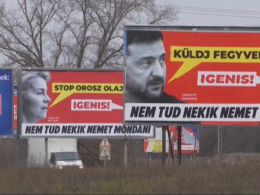 Bilboardy v Maďarsku.