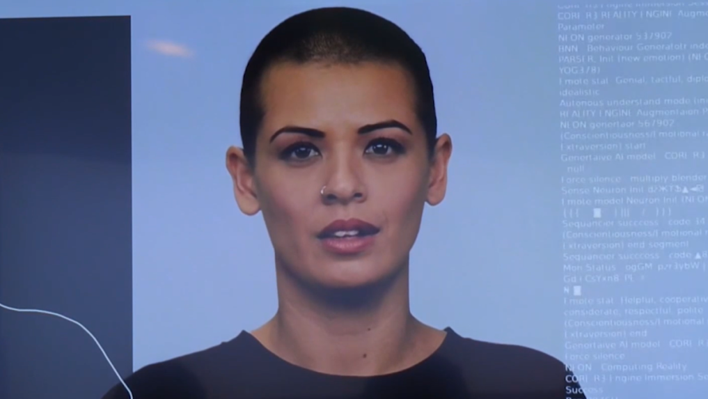 Na snímke je žena vygenerovaná pomoc AI.