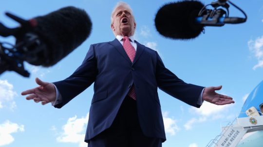 Na snímke Donald Trump.