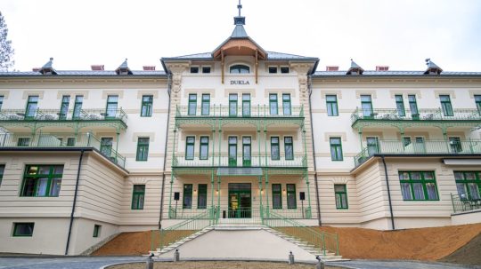 Znovuotvorený a vynovený Hotel Dukla v Bardejovských Kúpeľoch.