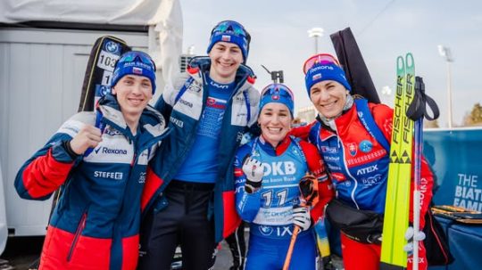 Famózna slovenská mix štafeta siahala v Otepää na pódium, triumf oslavujú Švédi