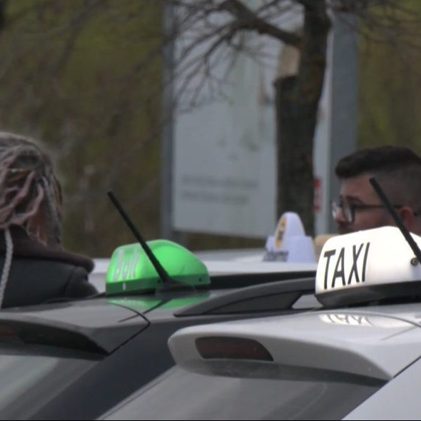 Na ilustračnej snímke taxíky Bolt.