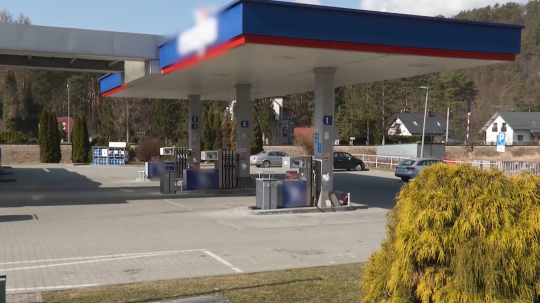 čerpacia stanica v Poľsku