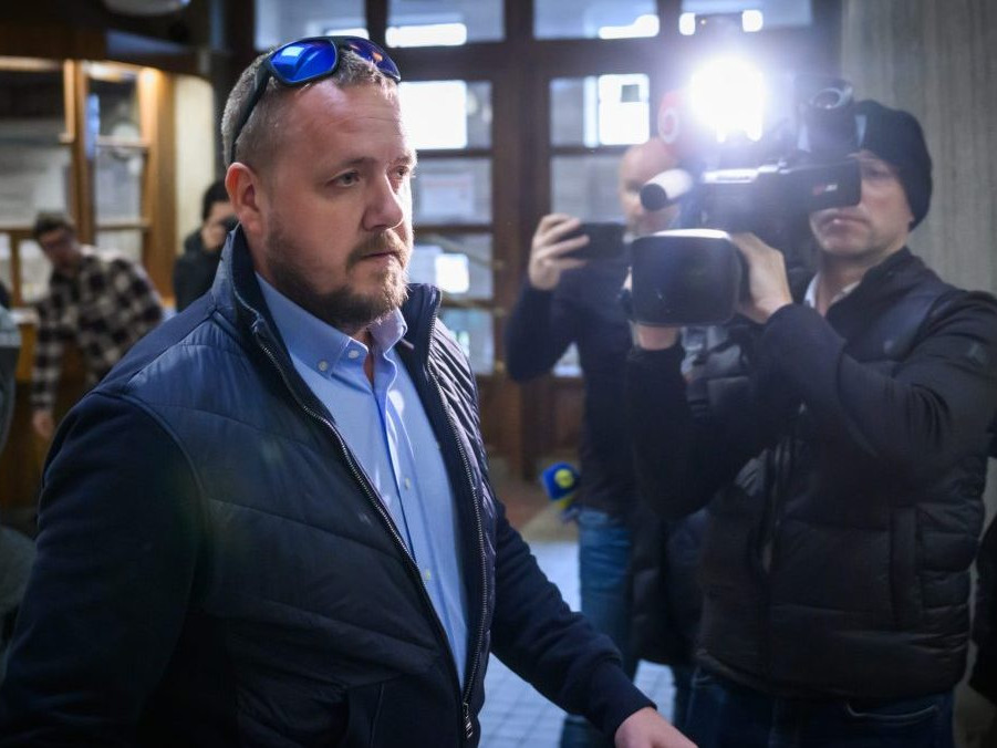 Na snímke obvinený Ján Čurilla.