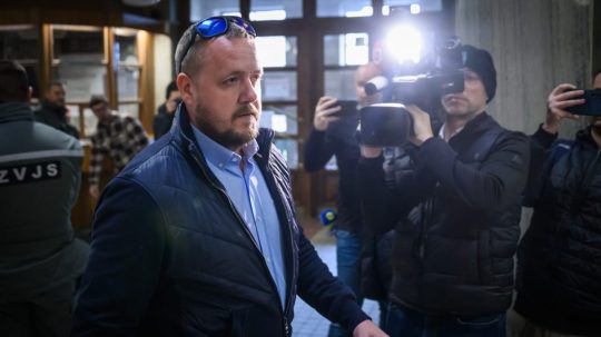 Na snímke obvinený Ján Čurilla.