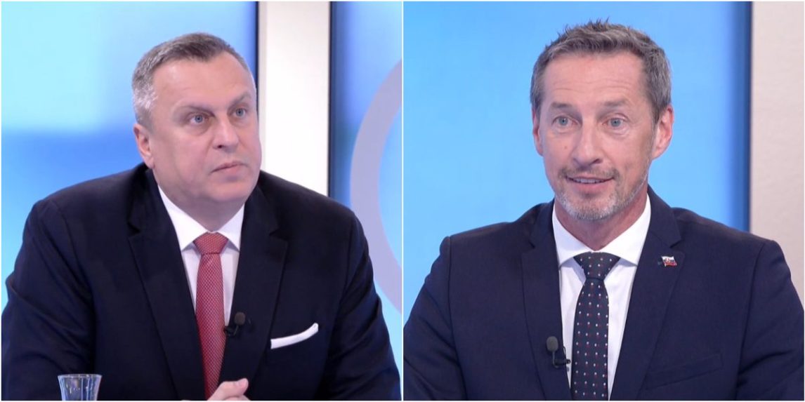 Na snímke Andrej Danko a Milan Majerský.