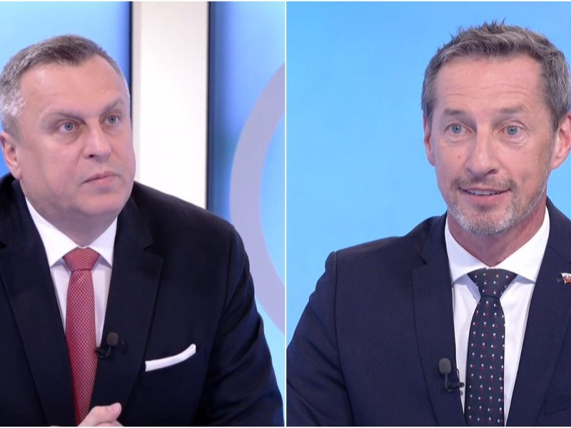 Na snímke Andrej Danko a Milan Majerský.