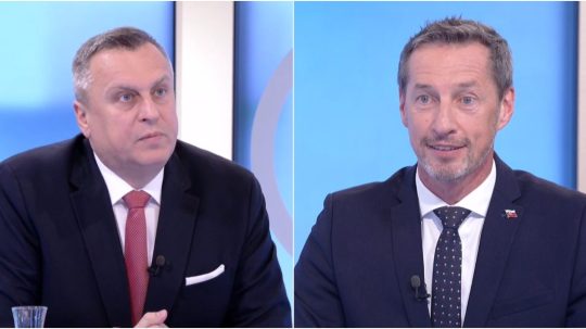 Na snímke Andrej Danko a Milan Majerský.