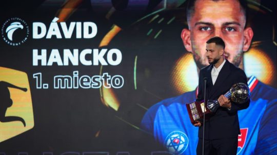 Na snímke Dávid Hancko.