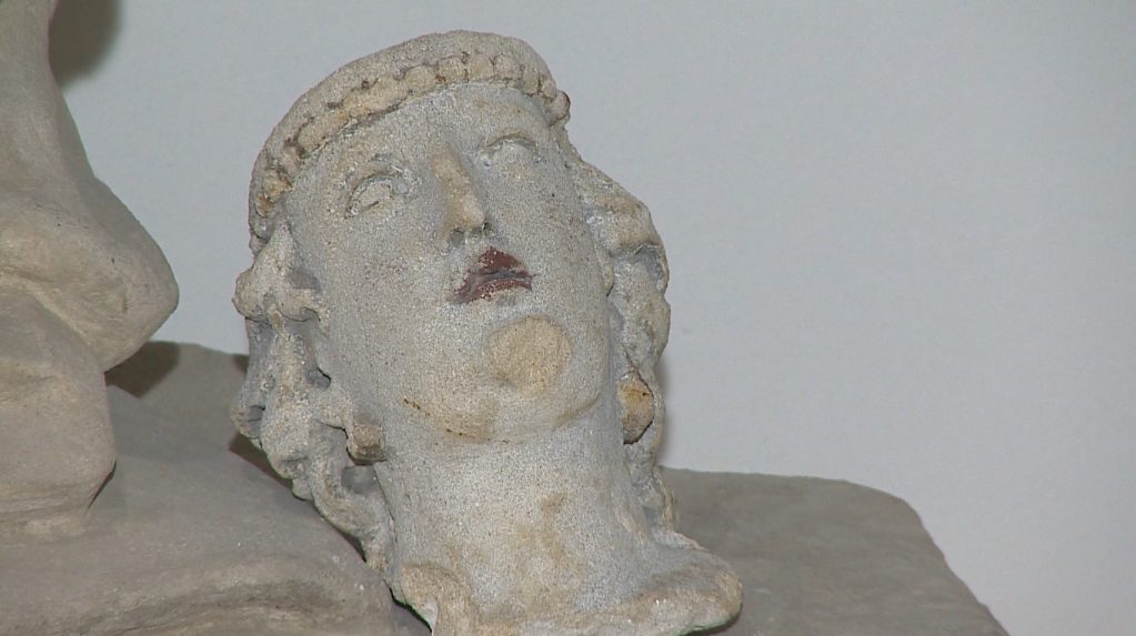 Originál jazdeckej sochy stále nie je úplný.