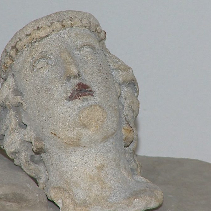 Originál jazdeckej sochy stále nie je úplný.