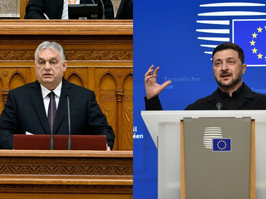 Maďarský premiér Viktor Orbán a ukrajinský prezident Volodymyr Zelenskyj.