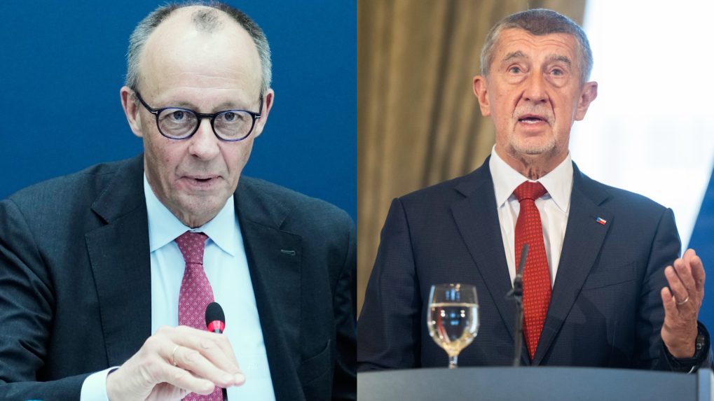 Nemecký kancelár Friedrich Merz a český premiér Andrej Babiš.
