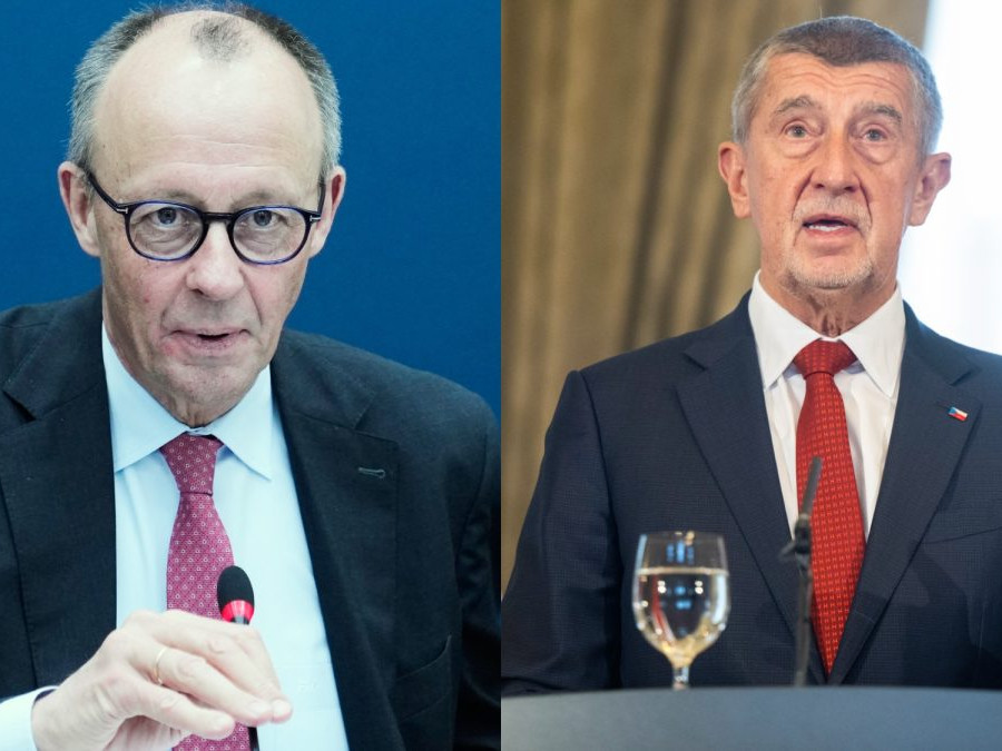 Nemecký kancelár Friedrich Merz a český premiér Andrej Babiš.