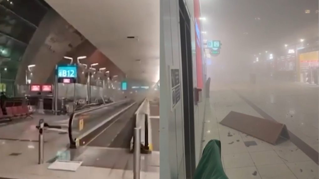 Ilustračné zábery z letiska po útokoch.