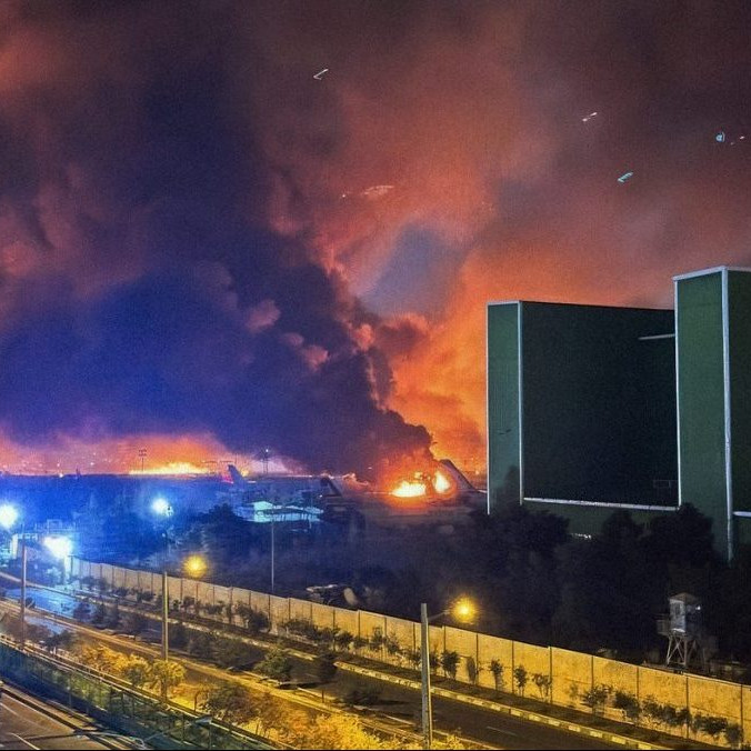 Medzinárodné letisko Mehrábád v Teheráne čelil izraelsko-americkému útoku.