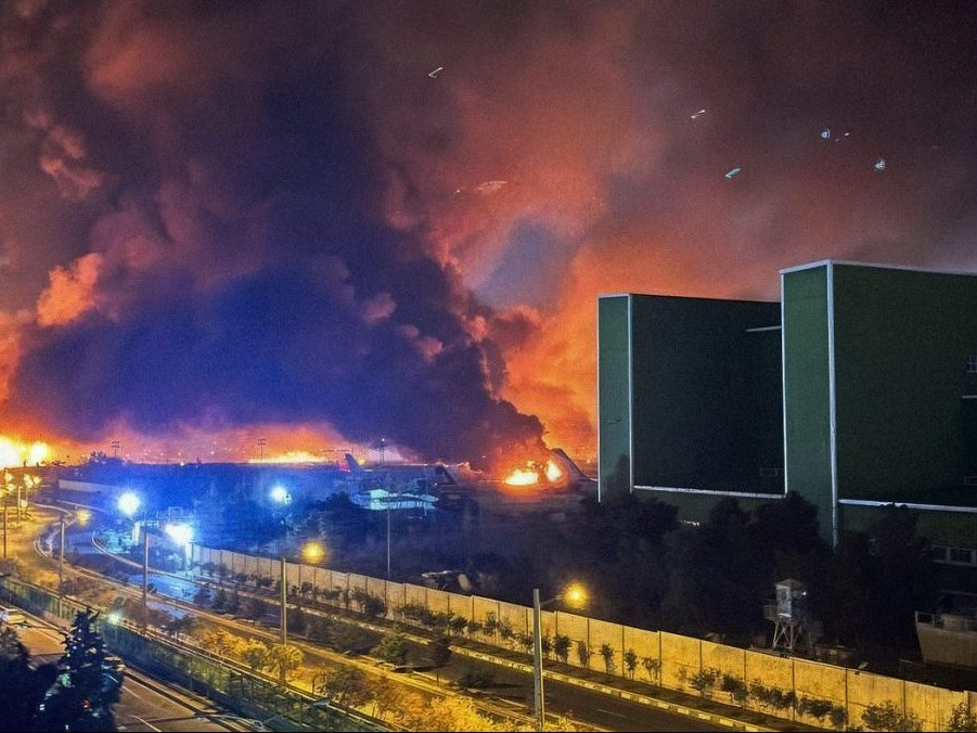 Medzinárodné letisko Mehrábád v Teheráne čelil izraelsko-americkému útoku.