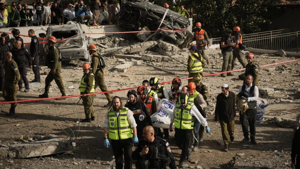 Iránska raketa zasiahla obytnú štvrť.