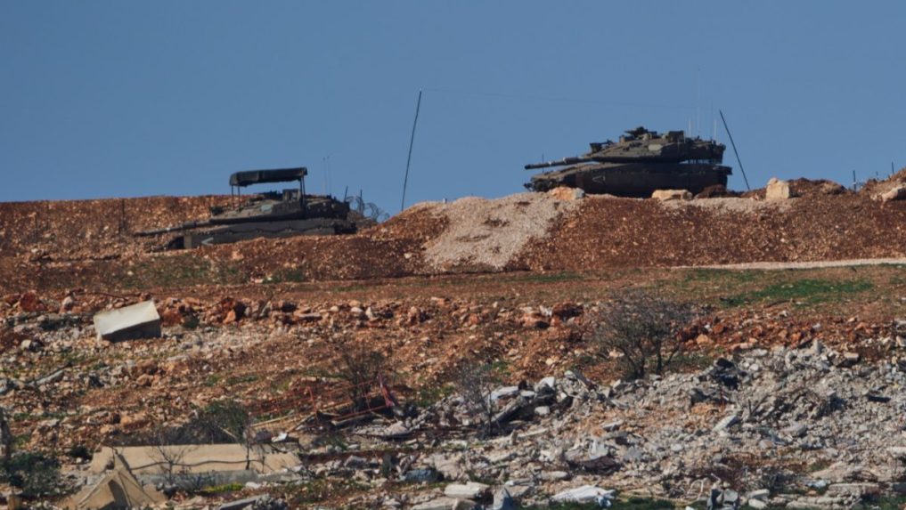 Na ilustračnej snímke izraelské tanky.