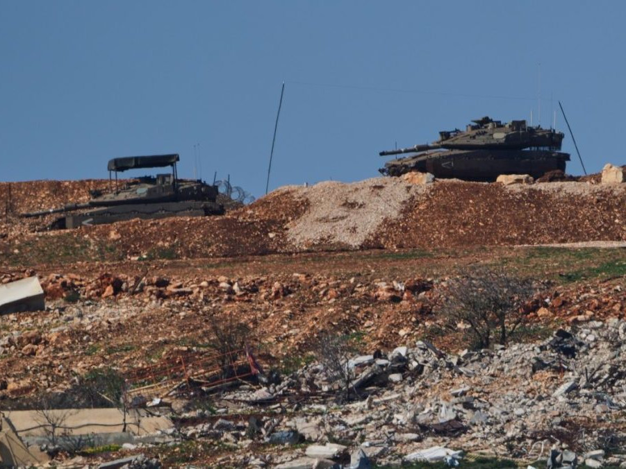 Na ilustračnej snímke izraelské tanky.