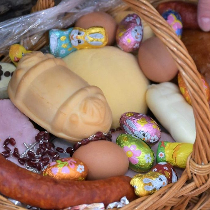 veľkonočný košík