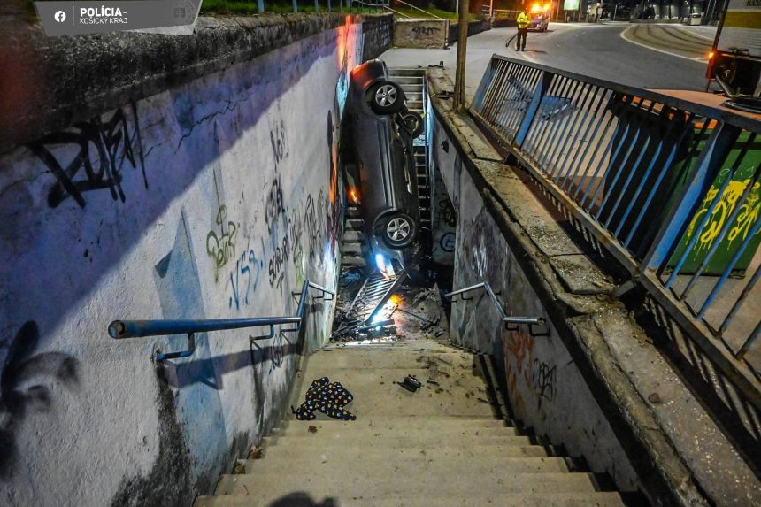 Miesto dopravnej nehody.