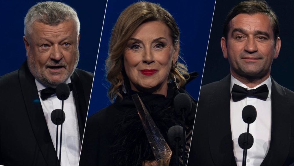 Na snímke Vít Bojňanský, Alena Heribanová a Milan Ondrík.