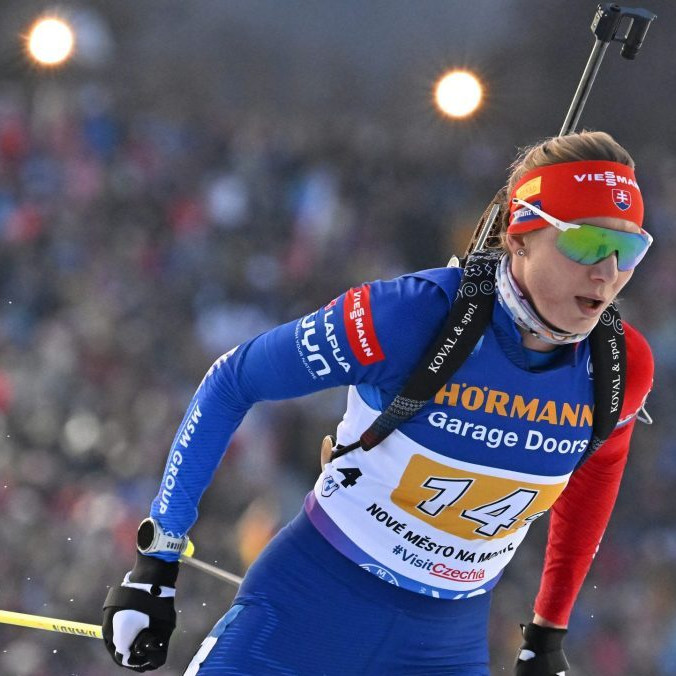 Slovenská biatlonistka Anastasia Kuzminová.