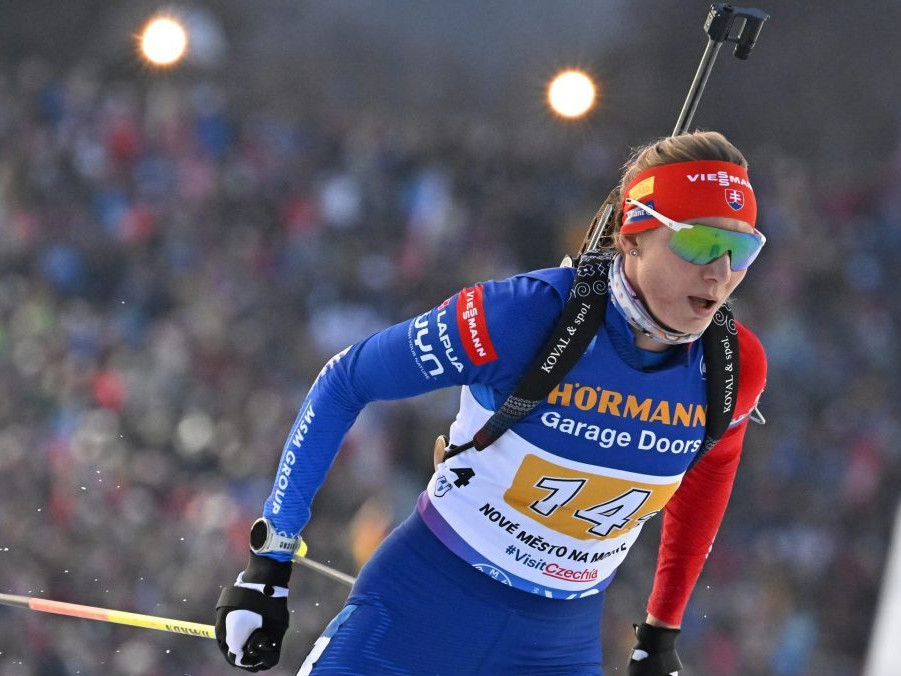 Slovenská biatlonistka Anastasia Kuzminová.