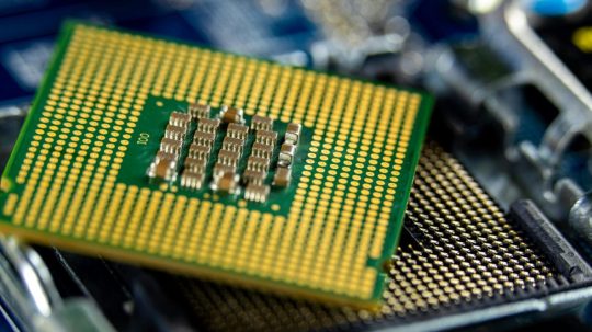 Na ilustračnej snímke mikročip.