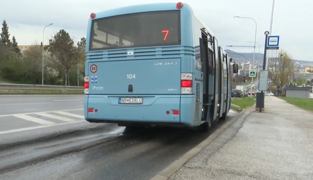 autobus v Nitre