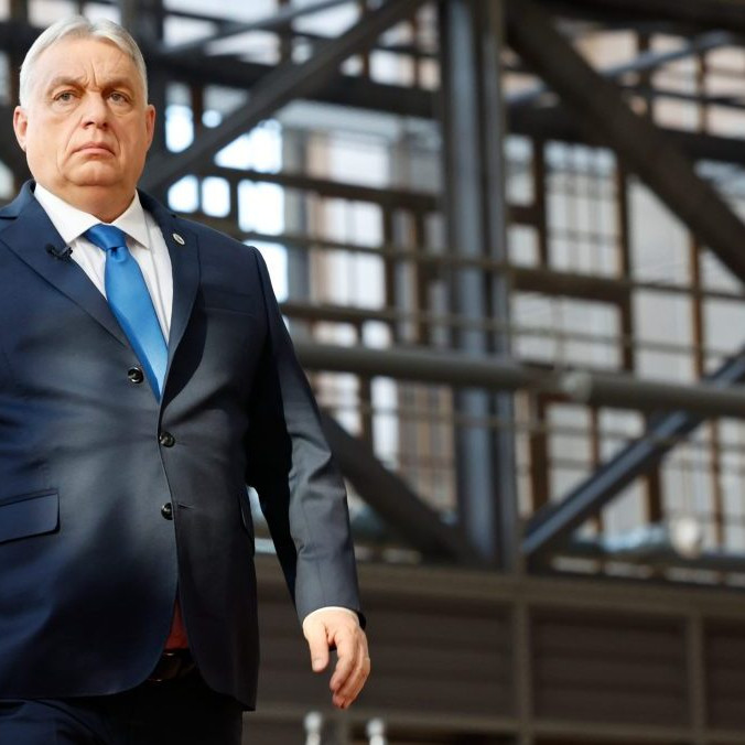 Na snímke Viktor Orbán.