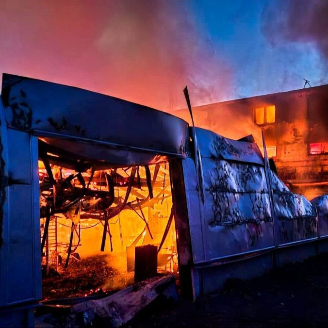 Na snímke požiar v Pardubiciach.