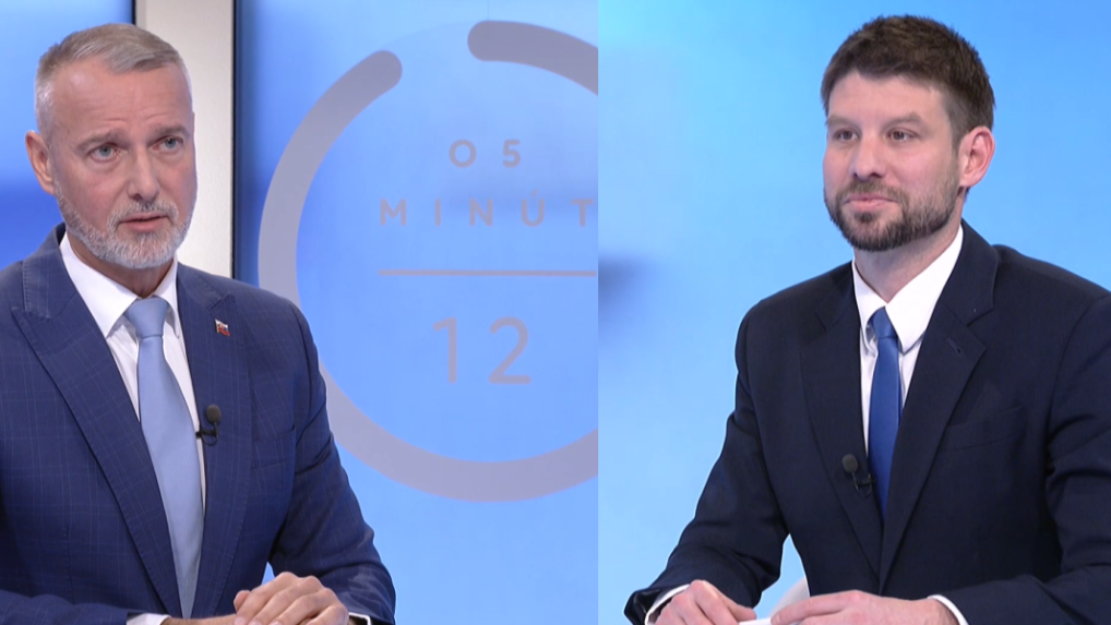 Zľava Richard Raši a Michal Šimečka.