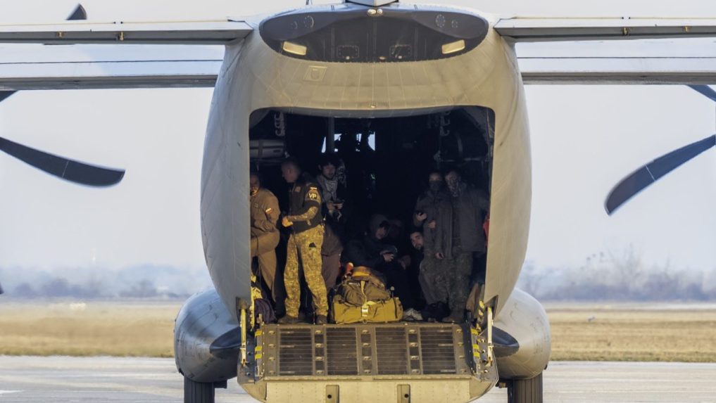 Na ilustračnej snímke jeden z repatriačných letov.