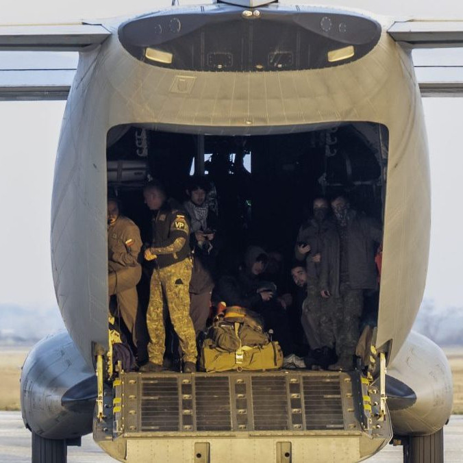 Na ilustračnej snímke jeden z repatriačných letov.