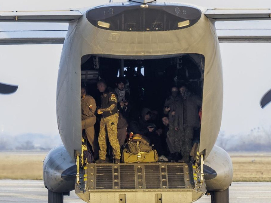Na ilustračnej snímke jeden z repatriačných letov.