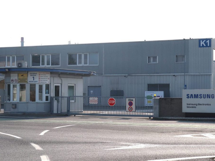 Na ilustračnej snímke závod Samsungu.