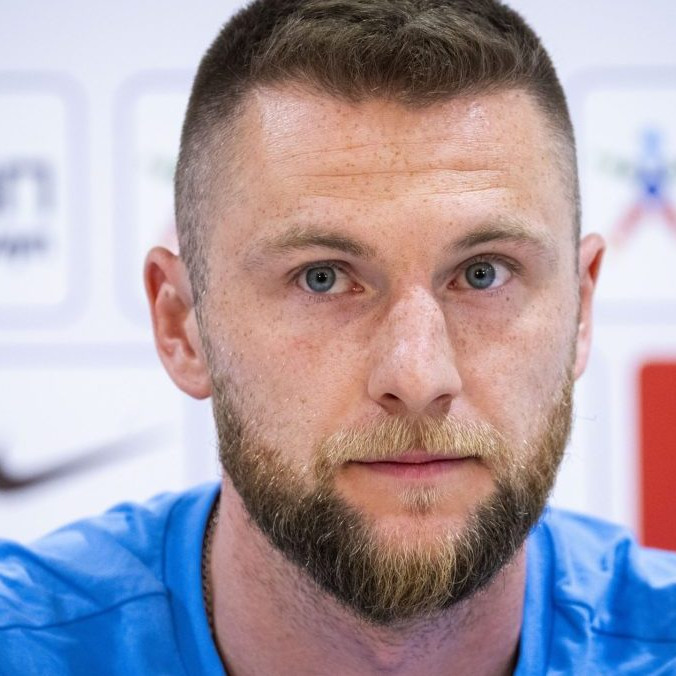 Slovenský futbalista Milan Škriniar.