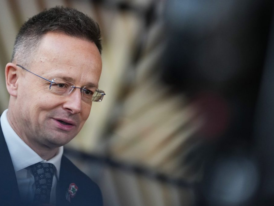 Maďarský minister zahraničných vecí Péter Szijjártó.