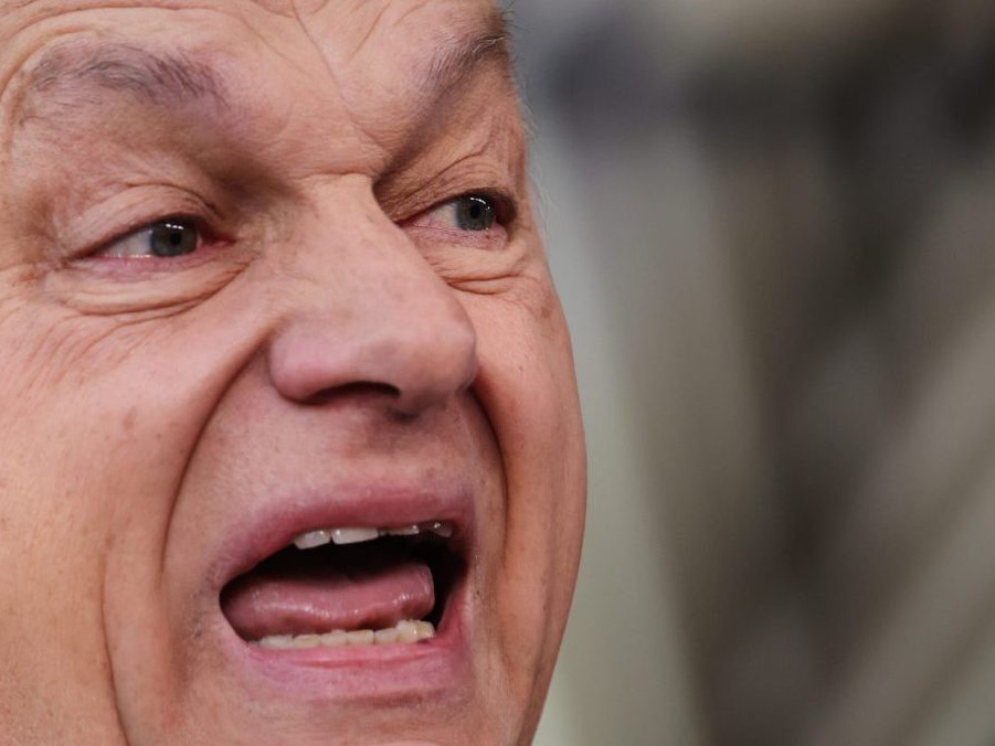 Na snímke Viktor Orbán.