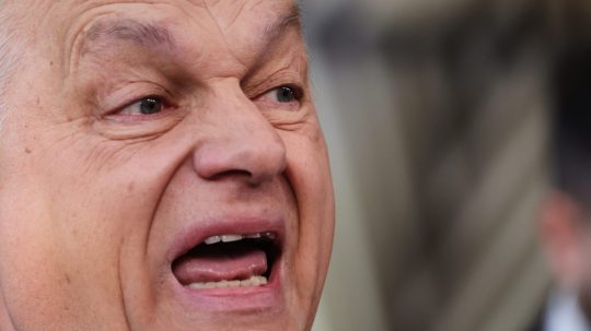 Na snímke Viktor Orbán.