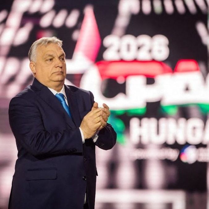 Na snímke Viktor Orbán.