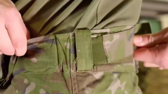 Na ilustračnej snímke časť novej vojenskej uniformy.